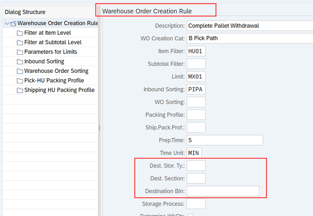 SAP EWM work center determination for packing_06